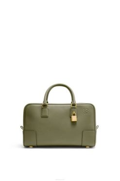 abacate verde 80ZJ156 mulheres bolsa amazona 28 em couro de bezerro nappa Loewe