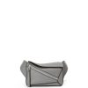 asfalto cinza 80ZJ570 homens pochete mini quebra-cabeça em couro de bezerro clássico Loewe