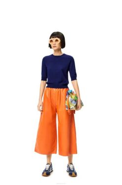 azul-marinho 80ZJ1012 mulheres suéter anagrama em lã Loewe