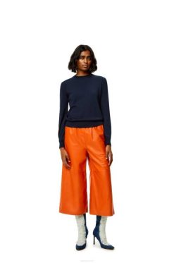 azul-marinho 80ZJ1014 mulheres suéter anagrama em caxemira Loewe