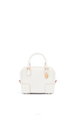 Braco suave 80ZJ152 mulheres bolsa quadrada amazona 19 em couro de bezerro granulado macio Loewe