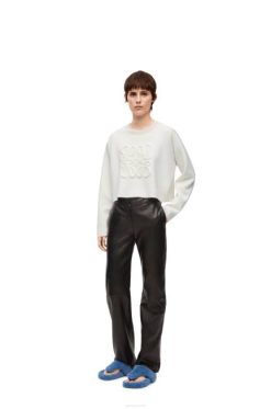 branco 80ZJ777 mulheres suéter anagrama em lã Loewe