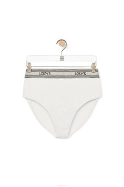 branco 80ZJ965 mulheres calcinha em viscose Loewe