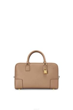 cor de vison 80ZJ169 mulheres bolsa amazona 28 em couro de bezerro nappa Loewe