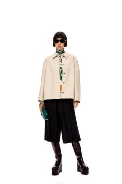 cru 80ZJ938 mulheres camisa túnica em napa Loewe