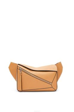 deserto quente 80ZJ569 homens pequena bolsa quebra-cabeça em couro de bezerro diamante Loewe