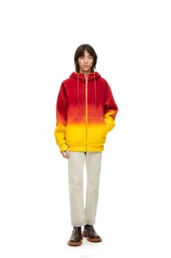 multicolorido 80ZJ839 mulheres moletom calcifer intarsia em shearling Loewe