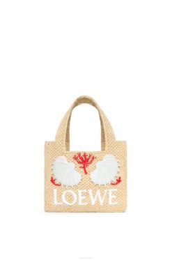 natural 80ZJ112 mulheres bolsa mini fonte maruja mallo em ráfia Loewe