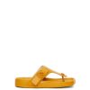 ocre 80ZJ723 mulheres sandália poste easy toe em pele de cabra Loewe