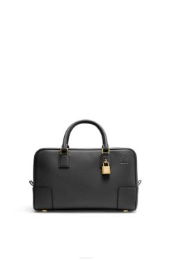 preto 80ZJ141 mulheres bolsa amazona 28 em couro de bezerro nappa Loewe
