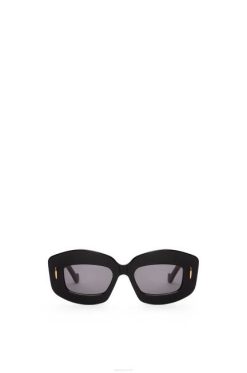 preto 80ZJ1429 mulheres óculos de sol de tela em acetato Loewe