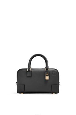preto 80ZJ157 mulheres bolsa amazona 23 em couro de bezerro nappa Loewe