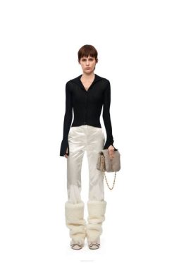 preto 80ZJ851 mulheres cardigã em viscose Loewe