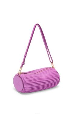 roxo brilhante 80ZJ598 mulheres bolsa para pulseira em couro de bezerro nappa Loewe